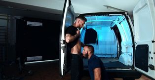 Deep anal in the van for Nick North and Donato Reyes