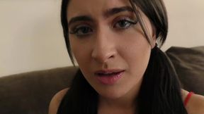 angeline red blowjob to creampie in pov