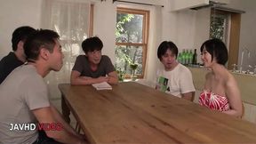 Intense JAV Scene Where Yu Shinoda Blows Two Cocks Simultaneously