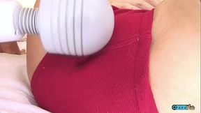 She was shy to take her clothes off but later she was comfortable getting filled