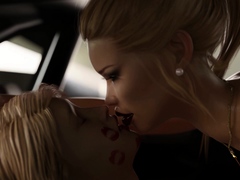Car Sex with a Voluptuous 3D Stepmom
