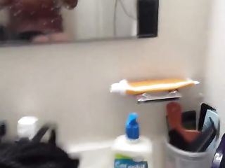 Bathroom Fun after Smoke Session