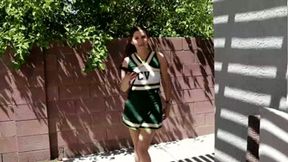Busted jacking off and humiliated Cheerleader Lana Blade MP4
