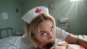 this sexy nurse with a tight throat is sucking my dick because that s how i ll get better[ai]