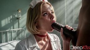 this sexy nurse with a tight throat is sucking my dick because that s how i ll get better[ai]