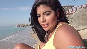 A Blind Date For Hot Latina With Huge Natural Boobs With Sheila Ortega