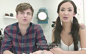 Shadyproducer - czech girl almost c. on big dick of steve q before getting into rough threesome