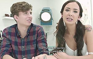 Shadyproducer - czech girl almost c. on big dick of steve q before getting into rough threesome