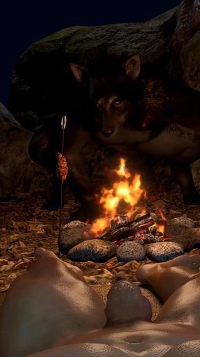 Werewolf Girl Is Riding Cock on Top - Skyrim Hentai Parody   Clip 1