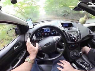 Nympho WIFE Julia North Quick Anal Screw In The Forest