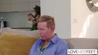 Vanna Bardot wants her stepdad to fuck her sexy feet