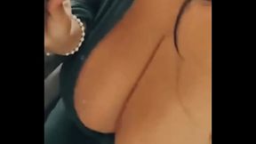 Chubby ebony milf sucks a bbc