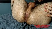 DILF rampaging bareback his tattooed roomate hairy cunt.