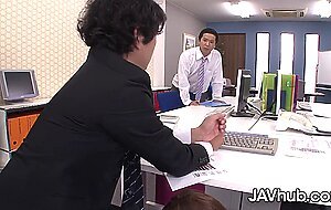 Javhub, threesome with sexy japanese babe aiko endo