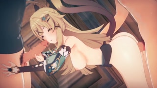 【Genshin Impact Kirara】gangbang 3D Hentai Animation.(Fingering,handjob,blowjob,sex)