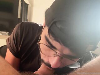 large wang swallowing cum