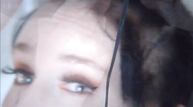 Punk gothic babe gets wild shaved bald raw
