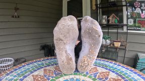 I Show off My Dirty Socks and Feet