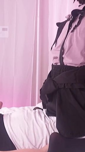 Unforgettable moment from &quot;Japanese Toyoko Jirai kei girl, Face Sitting, Face Fuck, Asian Hentai Shemale femboy trans Cosplay 8&quot;