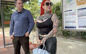 Dragged Away by a Stranger at the Bus Stop and Fucked Hard!