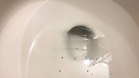 Tiny employees go for a Swim in Giantess Boss Toilet 4k smaller