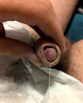 Cum in close-up