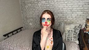 Dirty clown want to having fun!