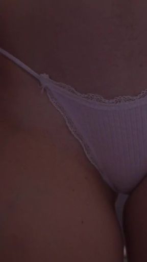 Step Sister Panties Try On Haul and Teasing Perfect Big Ass   Clip 2