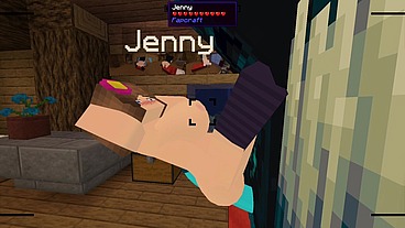 The Jenny mod Fapcraft Minecraft - Its jenny and she is getting fucked by the warden and his massive cock