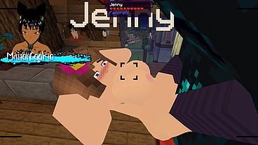 The Jenny mod Fapcraft Minecraft - Its jenny and she is getting fucked by the warden and his massive cock