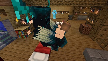 The Jenny mod Fapcraft Minecraft - Its jenny and she is getting fucked by the warden and his massive cock