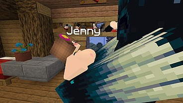 The Jenny mod Fapcraft Minecraft - Its jenny and she is getting fucked by the warden and his massive cock