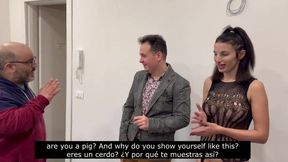 26 - Italian boy undergoes an embarrassing porn casting
