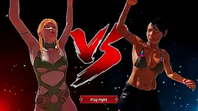 Judith vs Dela (Naked Fighter 3D)