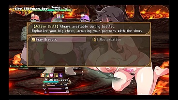 Ricoche A Weak JK's Climactic Battle With Orcs [ Hentai game PornPlay ] Ep.15 so much bukkake and squirting in this hot gangbang