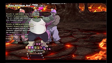 Ricoche A Weak JK's Climactic Battle With Orcs [ Hentai game PornPlay ] Ep.15 so much bukkake and squirting in this hot gangbang