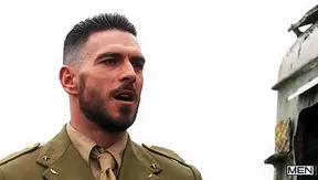 Battlefield Fire: Paddy OBrien Allen King Ignite in Steamy Gay Encounter – 18+