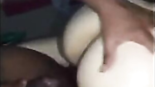 Black Muscle Top Breeds White Bottom Sans a condom