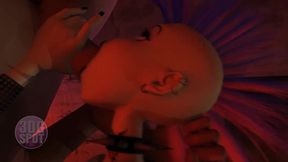 Insatiable young slut takes big dick deepthroat