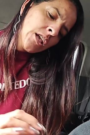 The Married Woman Ride with a Blowjob