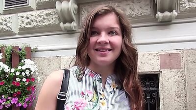 GERMAN SCOUT - First Time ANAL for 18yr young College Teen