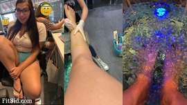 Girl Gets Pedicure