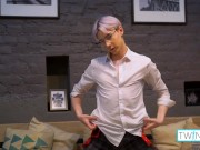 Slim Alternative Twink Karol Gajda Rubs And Milks His Dick!