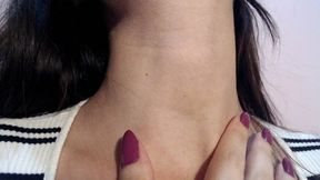 Stasha's throat-close up