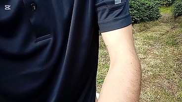 I masturbated on the road in the middle of nature