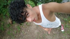 Selfie Jerk Off Video - Jerk Off Near A Lake