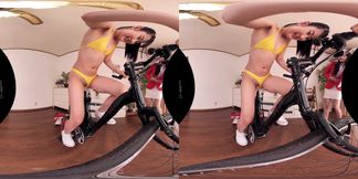 The Orgasmic Bicycle VR Experience - Asian Toying Exercise Sex