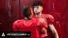 Hot - Angry Straight Alpha Adrian Hart Dominates Football Teammate In Locker Room