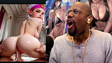 Tight Fat Ass Princess Zelda Getting Her Slutty Hyrulean Ass Creampied, AI Generated