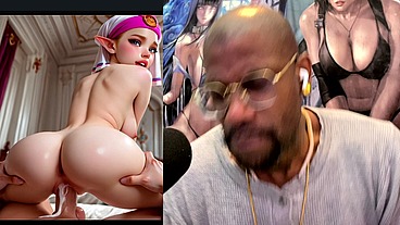 Tight Fat Ass Princess Zelda Getting Her Slutty Hyrulean Ass Creampied, AI Generated